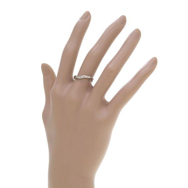 TIFFANY&Co.（ティファニー） カーブドバンドリング/ダイヤ1P#10 A