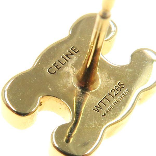 CELINE（セリーヌ） トリオンフ ラインストーン スタッズ ピアス A