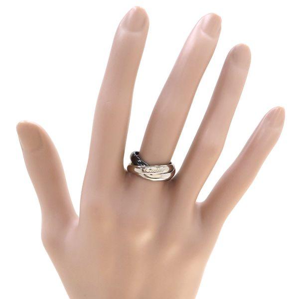 Cartier トリニティリング スリムモデル　#51 日本サイズ11号 Cartier（カルティエ） トリニティリング/セラミック#51(日本サイズ11