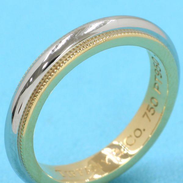 TIFFANY&Co. ティファニー ミルグレインバンドリング#7.5 A TIFFANY&Co. ティファニー ミルグレインバンドリング#7.5 A