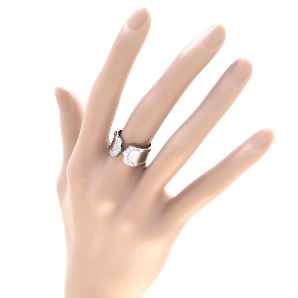 カルティエ C2リング LM 50号 ダイヤ付　保証書あり 美品 Cartier Cartier（カルティエ） C2ダイヤリング/LM#51(日本サイズ11号近辺) A