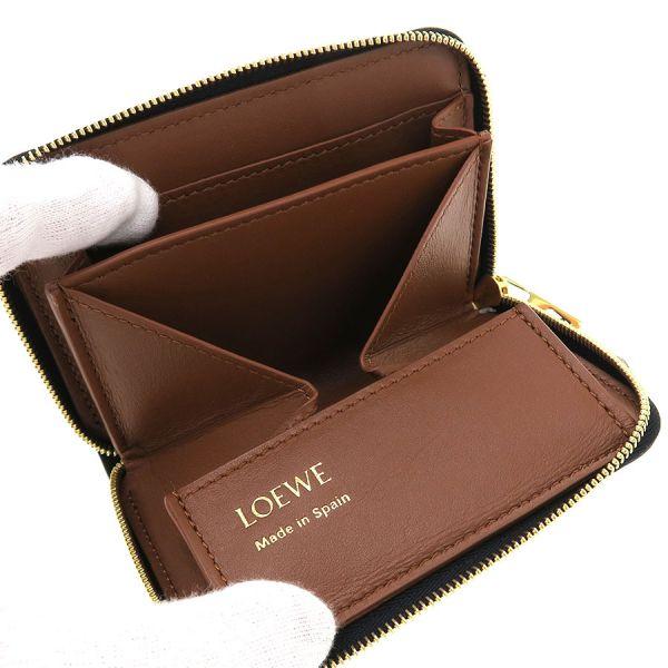 LOEWE（ロエベ） ジップ コインパース(シャイニーナパカーフ) Aランク