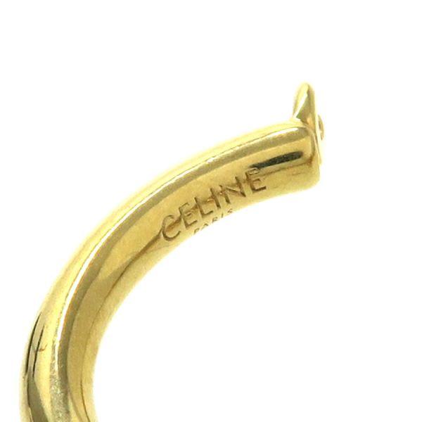 CELINE（セリーヌ） ノット スモールフープ ピアス/ゴールド