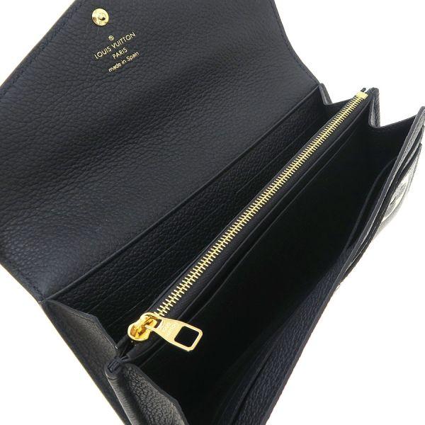 【極美品】ルイヴィトン アンプラント ポルトフォイユ サラ 黒 A423 極美品】ルイヴィトン アンプラント ポルトフォイユ サラ 黒