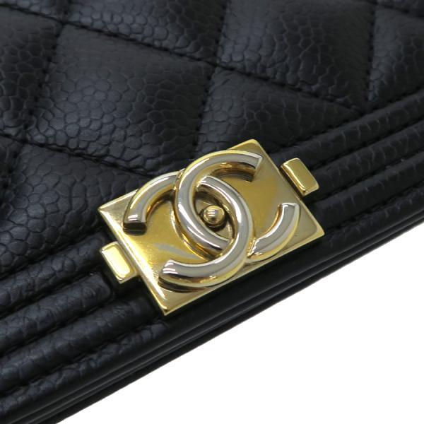 CHANEL（シャネル） ボーイシャネル・キャビア・長財布 Aランク