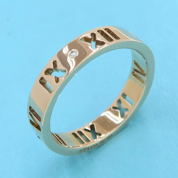 TIFFANY&Co. ティファニー アトラスリング/ダイヤ4P#7近辺 A TIFFANY&Co. ティファニー アトラスリング/ダイヤ4P#7近辺 A