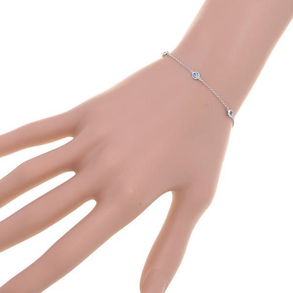 TIFFANY&Co. ティファニー バイザヤードブレスレット/5P/アクア TIFFANY&Co. ティファニー バイザヤードブレスレット/5P/アクア