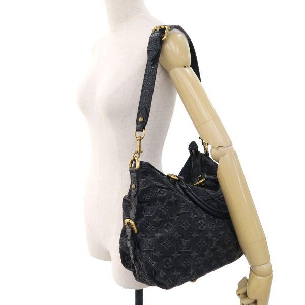 LOUIS VUITTON ネオカヴィMM モノグラム　ハンドバッグ　ブラック LOUIS VUITTON ルイヴィトン ネオカヴィMM モノグラムデニム