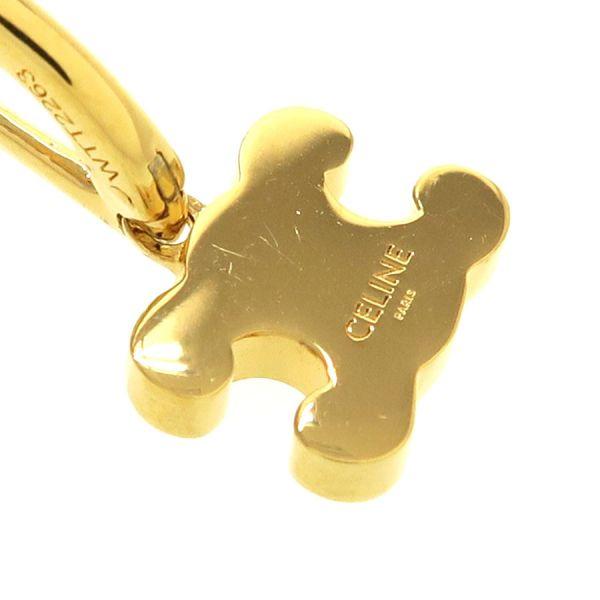 CELINE（セリーヌ） トリオンフ ラインストーン ピアス (片耳) Aランク
