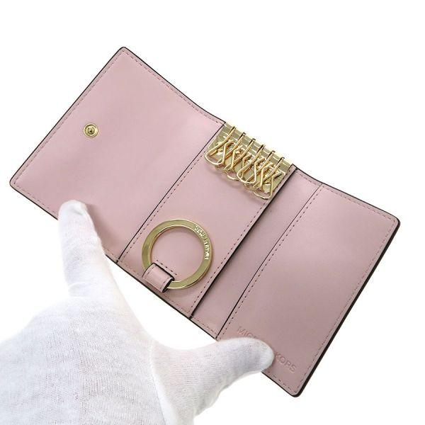 マイケルコース☆新品☆ 【日本限定】 MKシグネチャー キーケース/ピンク MICHAEL KORS（マイケルコース） キーケース Aランク. : 質屋さのや