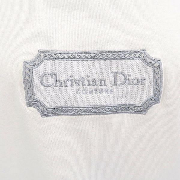 試着程度❣️Christian Dior ブラウン Vネック Tシャツ 44 Christian Dior（クリスチャン・ディオール） Tシャツ Bランク. : 質屋