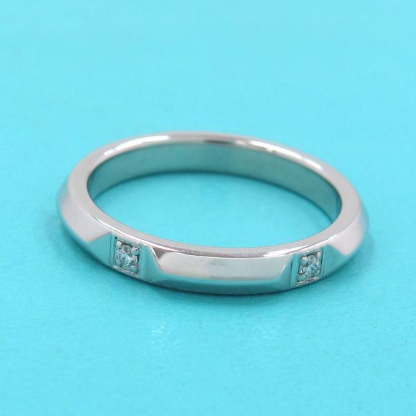 TIFFANY&Co. ティファニー トゥルーバンドリング/ダイヤ5P#8.5 TIFFANY&Co. ティファニー トゥルーバンドリング/ダイヤ5P#8.5