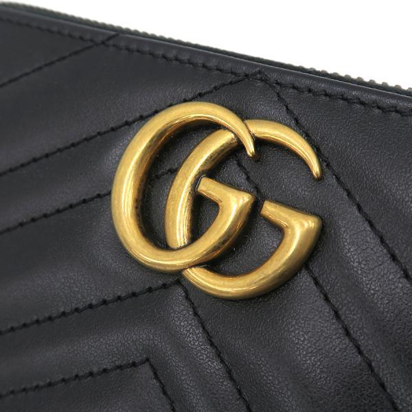 GUCCI グッチ GGモーマント・ラウンドファスナー長財布 Sランク 