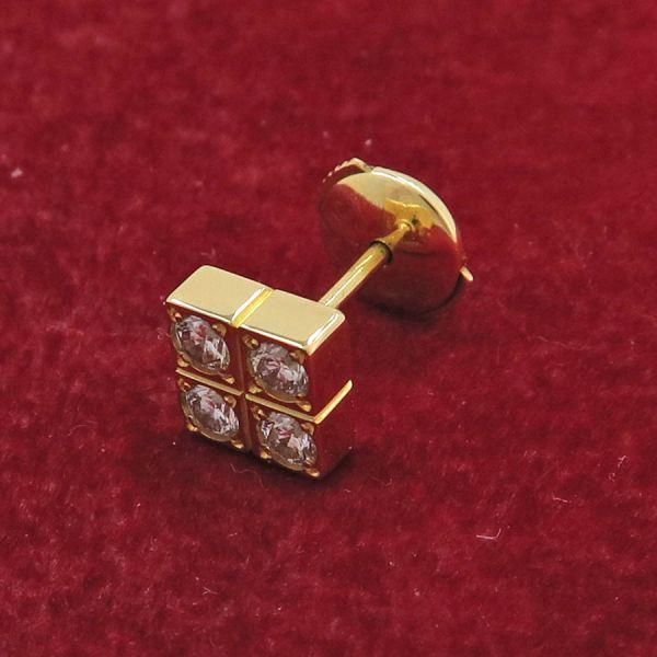 Cartier（カルティエ） パイエットダイヤピアス/片耳 Aランク. : 質屋
