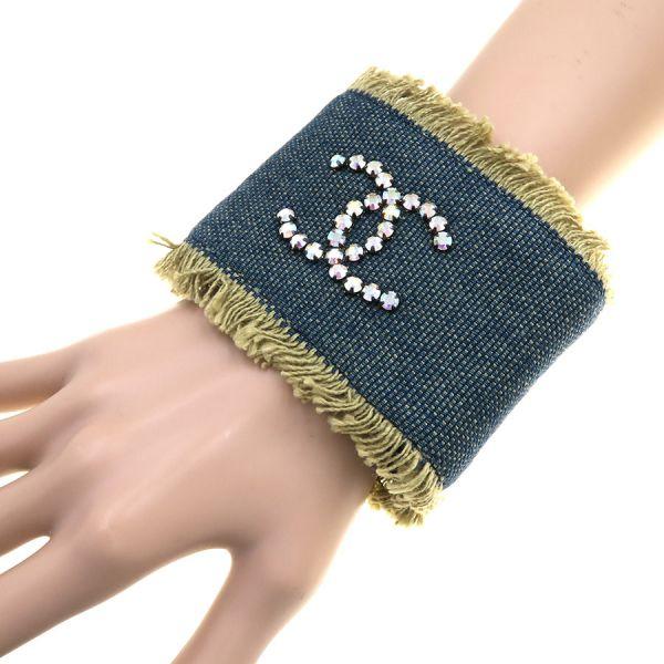 CHANEL バングル ブラック・ホワイト　01P CHANEL バングル ブラック・ホワイト 01P CHANEL バングル