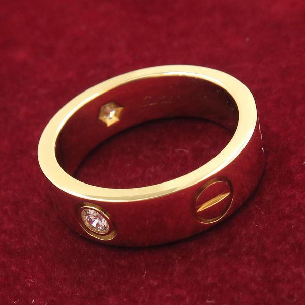 Cartier カルティエ ラブリング/ハーフダイヤ#50(日本サイズ10号 Cartier カルティエ ラブリング/ハーフダイヤ#50(日本サイズ10号