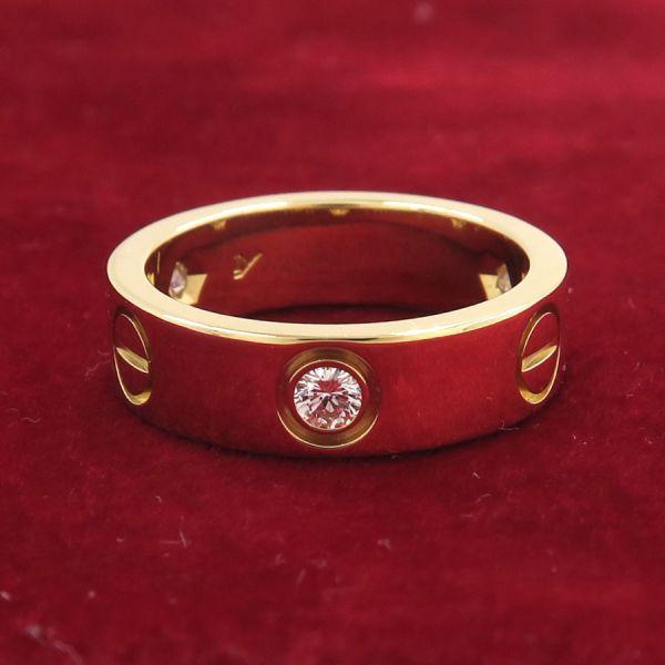Cartier カルティエ ラブリング/ハーフダイヤ#50(日本サイズ10号 Cartier カルティエ ラブリング/ハーフダイヤ#50(日本サイズ10号