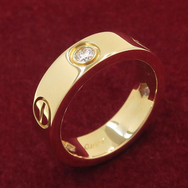 Cartier カルティエ ラブリング/ハーフダイヤ#50(日本サイズ10号 Cartier カルティエ ラブリング/ハーフダイヤ#50(日本サイズ10号