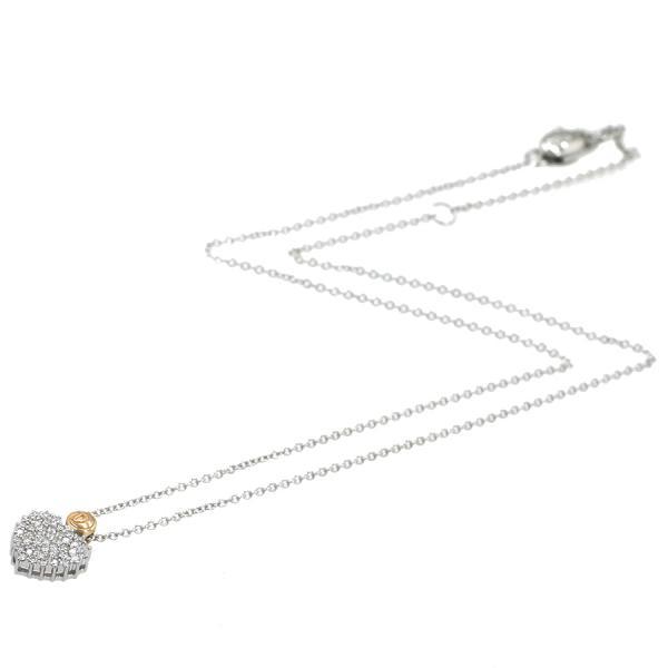 DAMIANI ダミアーニ クオーリーロゴハートネックレス Aランク