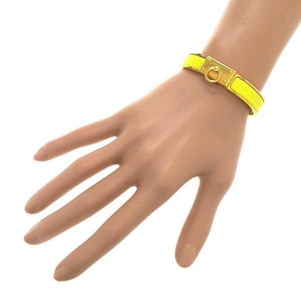 エルメス　エナメルブレスレット 　クリック・アノー HERMES エルメス ブレスレット クリックアノー #ST 黒 (ブラック