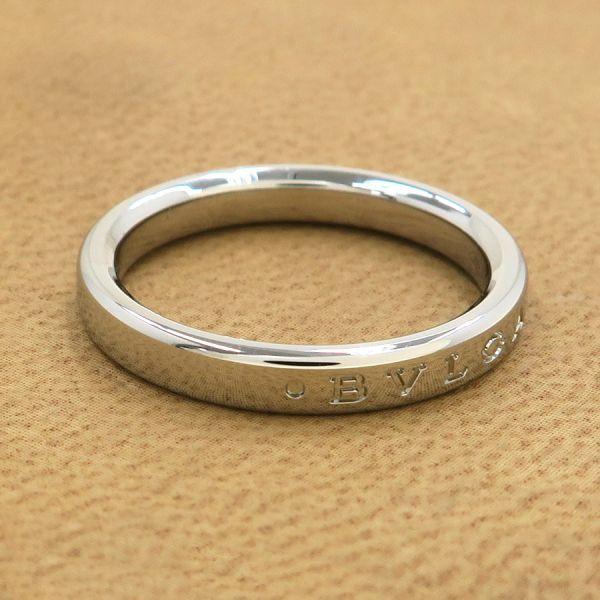 美品 BVLGARI ブルガリ PT950 フェディ リング 48 約7号 BVLGARI - 美品 BVLGARI ブルガリ PT950 フェディ リング 48 約7