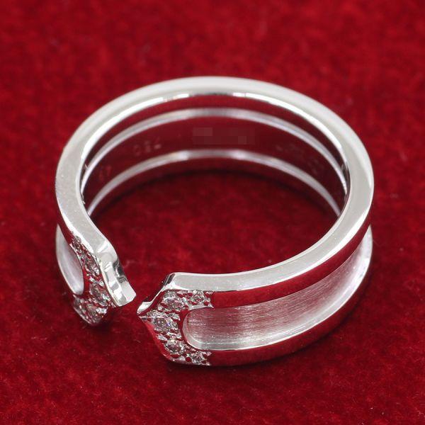 Cartier カルティエ　C2リング　ダイヤモンド　サイズ49 約9号 Cartier カルティエC2リングダイヤモンドサイズ49 約9号