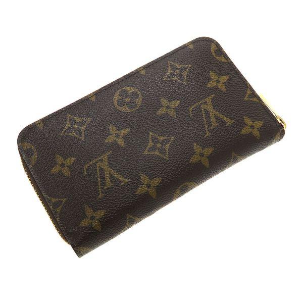 レア✨ルイヴィトン ジッピーコンパクトウォレット モノグラム レザー 茶色 LOUIS VUITTON（ルイ・ヴィトン） モノグラム ジッピー・コンパクト