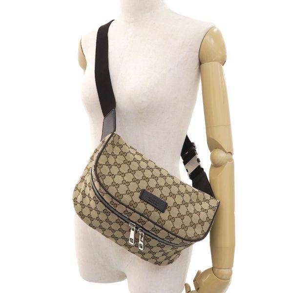 GUCCI グッチ GGキャンバス・ボディバッグ/アウトレット Aランク