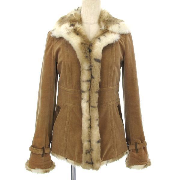 BURBERRY BLUE LABEL バーバリーブルーレーベル フェイクファー 