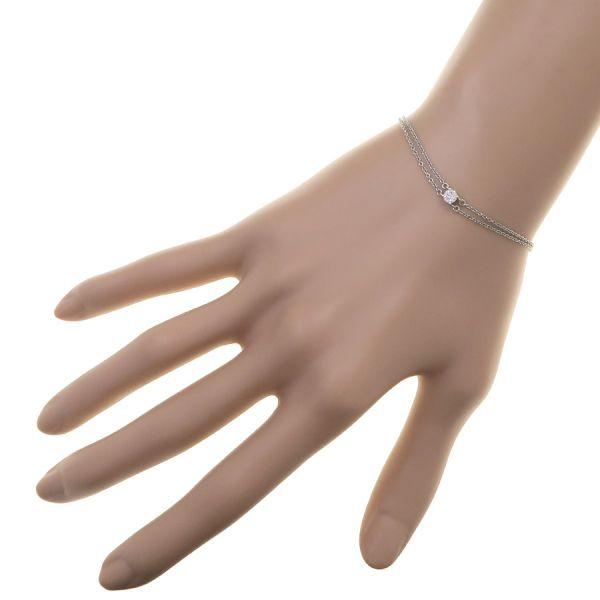 TIFFANY&Co. ティファニー ソリティアダイヤブレスレット/D0 TIFFANY&Co. ティファニー ソリティアダイヤブレスレット/D0