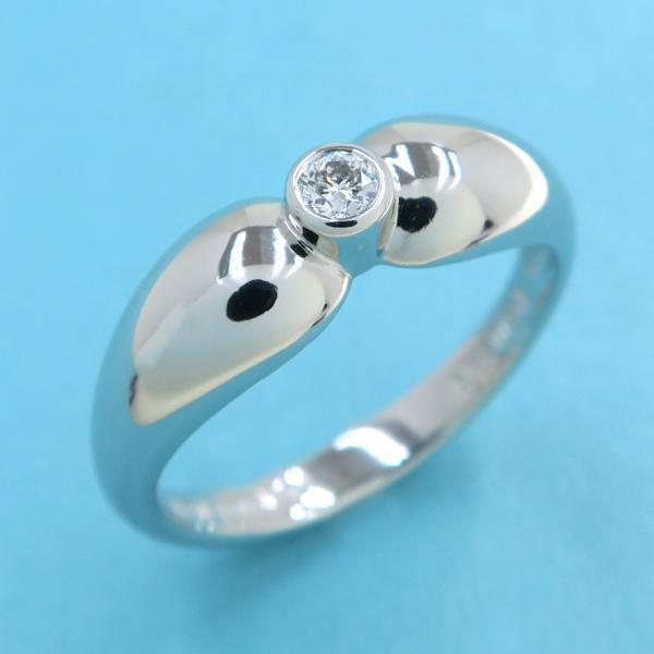 TIFFANY&Co. ティファニー ダブルティアドロップリング/1Pダイヤ TIFFANY&Co. ティファニー ダブルティアドロップリング/1Pダイヤ
