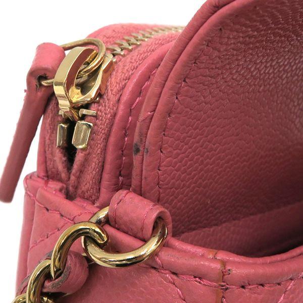 CHANEL（シャネル） キャビア・マトラッセチェーンウォレット Aランク