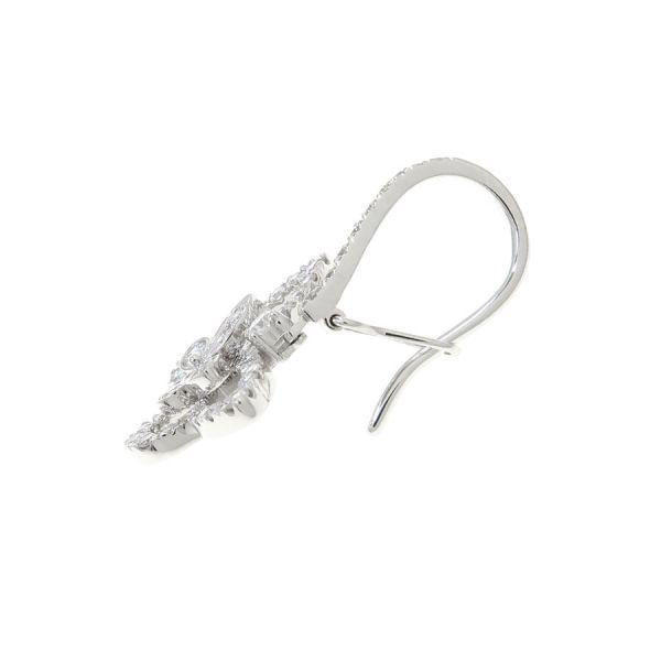 グラフ バタフライシルエットダイヤモンドドロップピアス Aランク