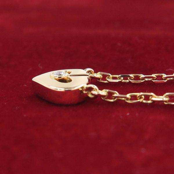 Cartier（カルティエ） Cハートネックレス/1Pダイヤ Aランク. : 質屋さ