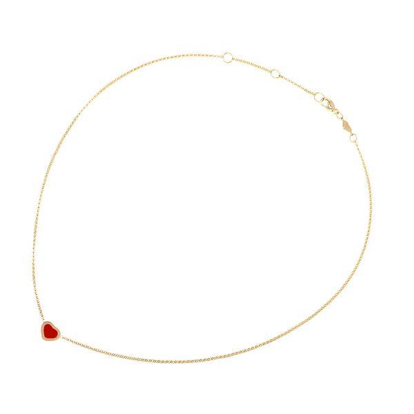 Chopard（ショパール） マイハッピーハートネックレス/カーネリアン