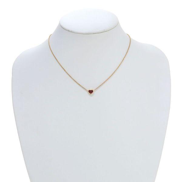 Chopard（ショパール） マイハッピーハートネックレス/カーネリアン