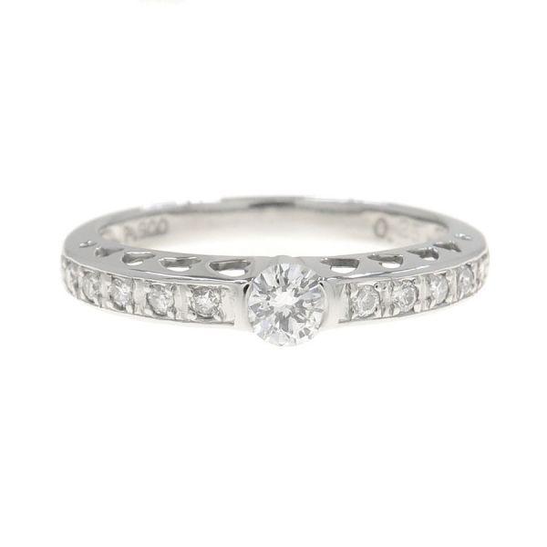 ノンブランド宝石 Pt900ダイヤリング#10近辺  Aランク.