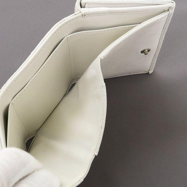シャネル キャビア・マトラッセ・三つ折り財布  Aランク.の画像