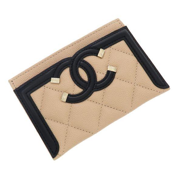 シャネル CCフィグリー･カードケース  【Aランク】【中古】 CHANEL（シャネル） CCフィグリー・カードケース Aランク. : 質屋さの
