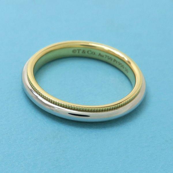 ティファニー トゥギャザーミルグレインバンドリング/3MM#10近辺  Aランク.の画像