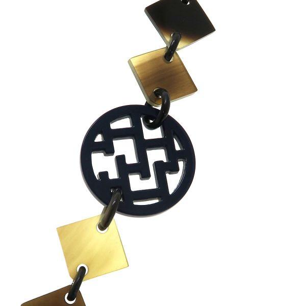 HERMES（エルメス） ディーヴァ・バッファローホーンネックレス B