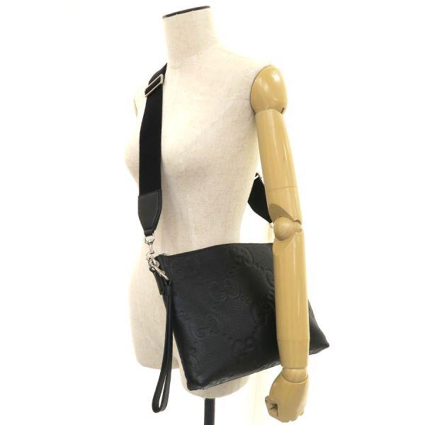 GUCCI グッチ ジャンボGG・ミディアムクロスボディバッグ A