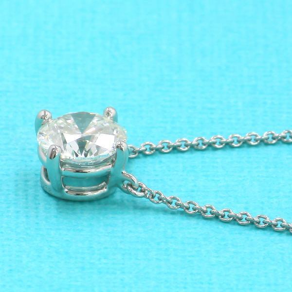 TIFFANY&Co.（ティファニー） ソリティアダイヤネックレス/D1.25ct A