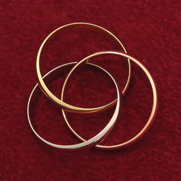 Cartier（カルティエ） トリニティリング/SM/現行#51(日本サイズ11号