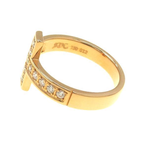 SJX ダイヤモンドクロスリング#4 Aランク. :y018827T:質屋さのや Yahoo