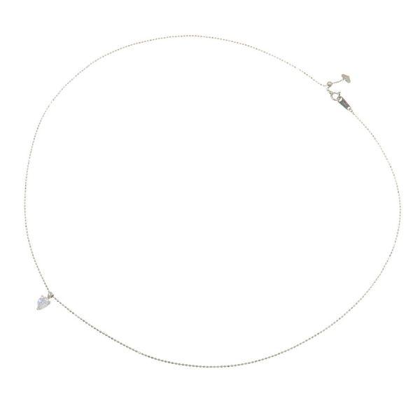 ノンブランド宝石 Ptダイヤネックレス/ペアシェイプ/D0.550ct  Aランク.の画像