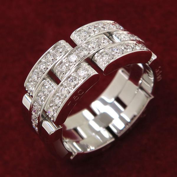 Cartier カルティエ マイヨンパンテールリング/3連/ハーフダイヤ Cartier カルティエ マイヨンパンテールリング/3連/ハーフダイヤ