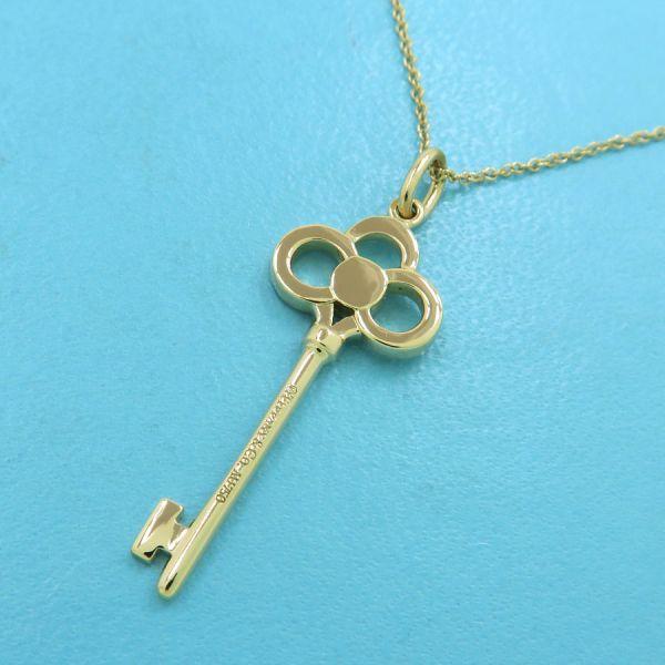 Tiffany & Co.　クラウン キー ネックレス TIFFANY&Co.（ティファニー） クラウンキーダイヤネックレス Aランク