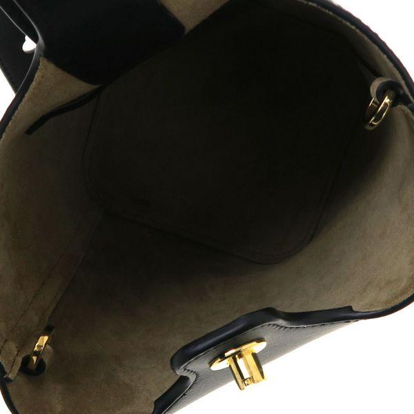 LOEWE（ロエベ） ペブル バケットバッグ ミニ(スムースカーフ) Aランク