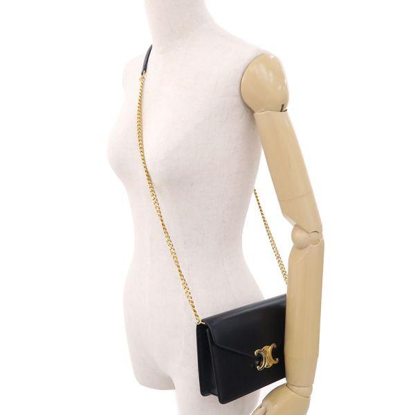 CELINE セリーヌ チェーンウォレット マーゴ/シャイニーカーフ CELINE セリーヌ チェーンウォレット マーゴ/シャイニーカーフ